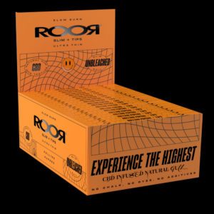 ROOR UNBLEACHED SLIM PAPERS + TIPS BOX